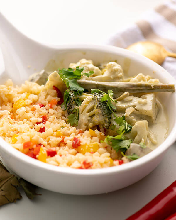 Chicken Thai Green Curry Healthy eating meal plan Keto Chef NZ